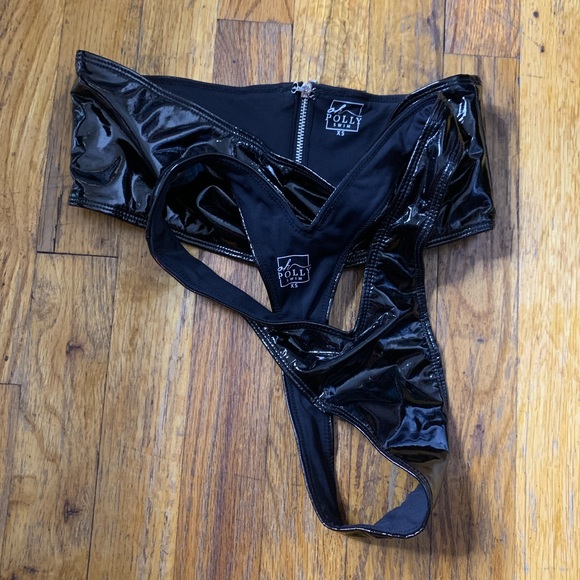 Oh Polly Lost in Paradise Vynil Bikini Set in XS - Picture 6 of 6